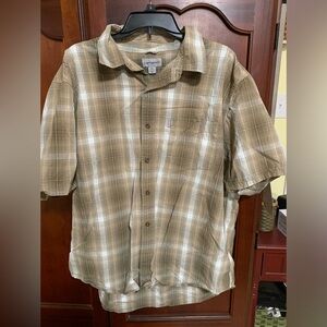 Carhart Men’s 2XL short sleeve button down shirt